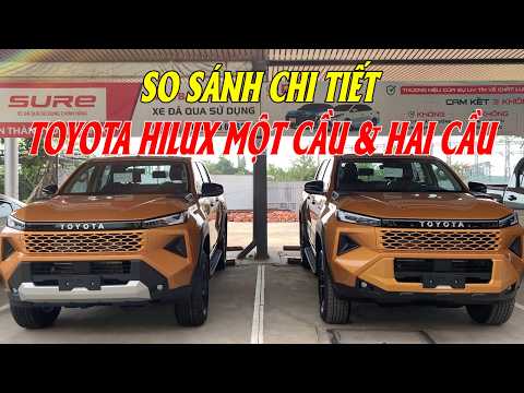 SO SÁNH CHI TIẾT HAI PHIÊN BẢN TOYOTA HILUX 2026