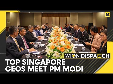 PM Modi in Singapore: Indian PM meets CEOs of top Businesses in Singapore | WION Dispatch