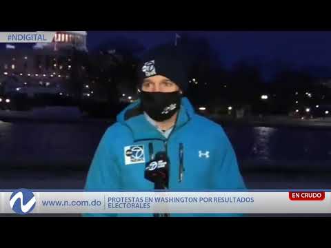 EN VIVO: Protestas en Washington por resultados electorales.