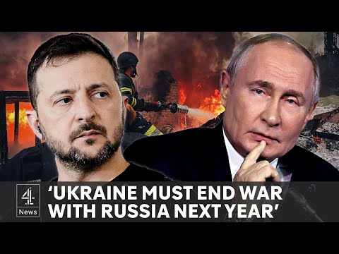 Zelenskyy: 'Through diplomacy' Ukraine must end war with Russia next year