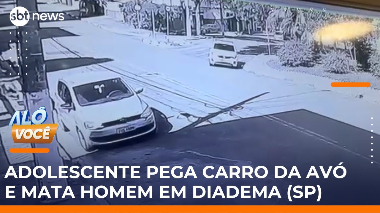 Adolescente pega carro da avó escondido e mata homem em Diadema SP
