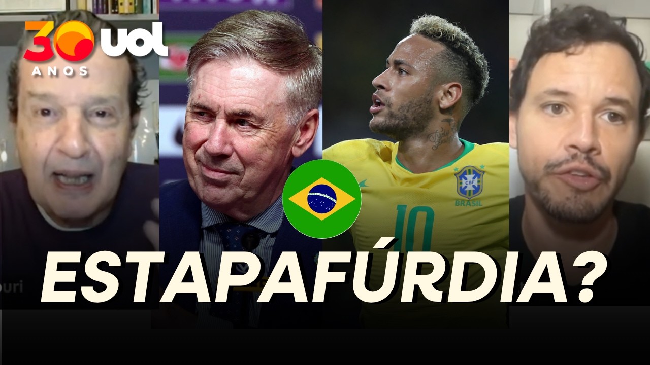 ANCELOTTI CONVOCAR NEYMAR NÃO FOI UMA DECISÃO ESTAPAFÚRDIA! JUCA KFOURI E RODRIGO MATTOS DEBATEM!