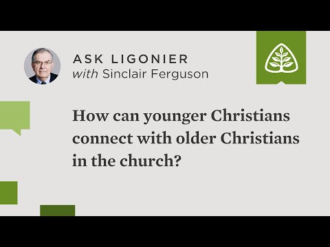 How can younger Christians connect with older Christians in the church?