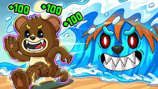 超巨大津波から超スピードで逃げ切ってみた結果！？🌊【 ロブロックス Roblox 】