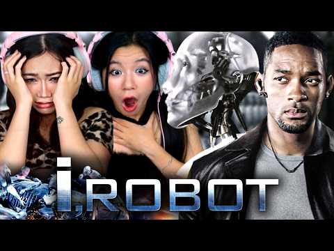 Foreign Girls React | I, Robot | First Time Watch