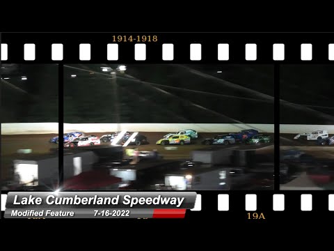 Lake Cumberland Speedway - Modified Feature - 7/16/2022 - dirt track racing video image