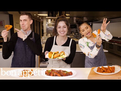 Pro Chefs Make Chicken Wings 7 Ways | Test Kitchen Talks | Bon Appétit