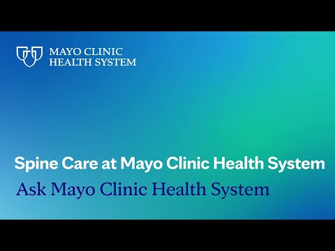 Spine Care at Mayo Clinic Health System