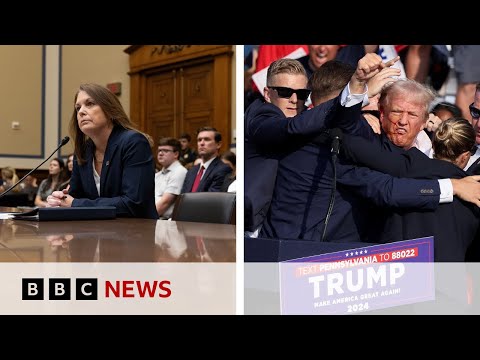 US Congress questions Secret Service boss on 'failed' Donald Trump rally security | BBC News