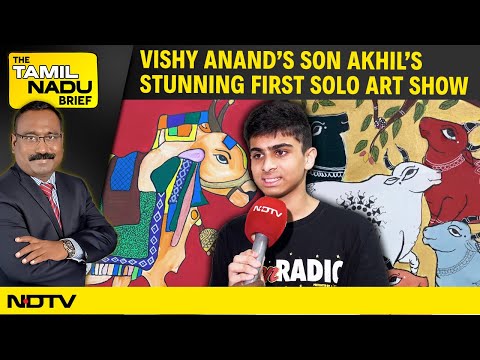 Tamil Nadu News | From Chess to Canvas | Vishy Anand’s Son Akhil’s Stunning First Solo Art Show