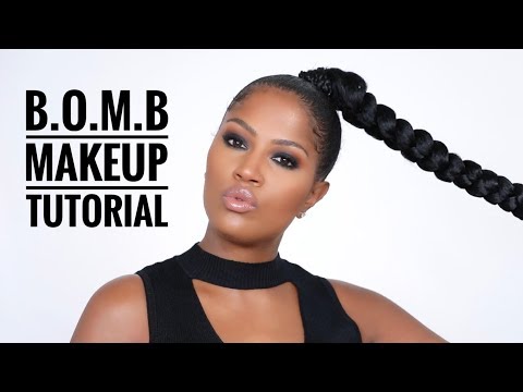 B.O.M.B | Black Owned Makeup Brands Tutorial | MakeupShayla - UCkdoEulAR52vggIUQYemeow