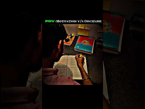 Motivation🔥 vls Discipline📚 /Kushleshwar/#shorts #neet #mbbs #aspirants #focus #viral