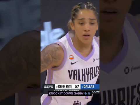 🔥 <strong>Gabby</strong> Williams for 3 | Golden State Valkyries WNBA playoffs women's basketball #shorts #short NBA