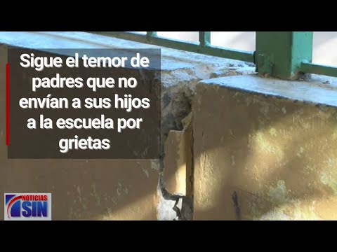 Sigue el temor de padres que no envían a sus hijos a la escuela por grietas