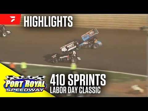 73rd Labor Day Classic | 410 Sprint Cars At Port Royal Speedway 9/2/24 - dirt track racing video image