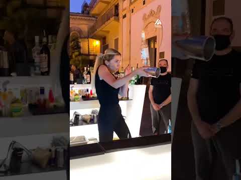 Bartender Does Bunch of Cool Tricks | People Are Awesome #shorts - UCIJ0lLcABPdYGp7pRMGccAQ