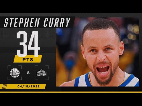 Steph Curry drops 34 PTS in just 23 MIN off the bench vs. Nuggets video clip