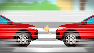【クソ動画】あわや大事故と思いきや、スイカゲームの世界だったためセーフ