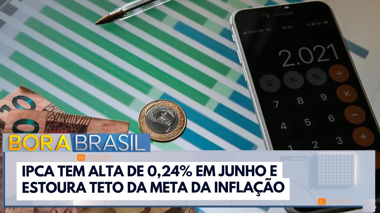 IPCA tem alta de 024 em junho e estoura teto da meta da inflação