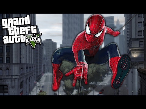 GTA 5 Mods - THE REAL SPIDERMAN HOMECOMING MOD w/ WEB SHOOTER, WEB SWING (GTA 5 PC Mods Gameplay) - UCOrd4AWNd6lOgv0UWv84H2g