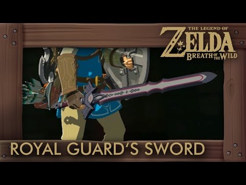 Zelda Breath of the Wild - Royal Guard's Sword Locations (Master Sword ...