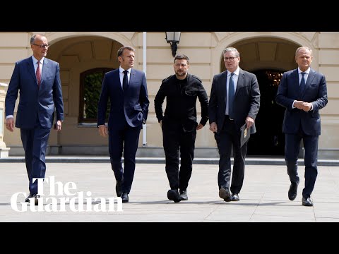 Starmer and Zelenskyy speak at European strategy conference – watch live