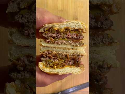 Wagyu BBQ Bacon Smash Burger W/Onion Rings