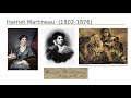 Imagen de la portada del video;Harriet Martineau 1ra parte, por Capitolina Díaz, Seminario Dos históricas presentan a dos clásicas.