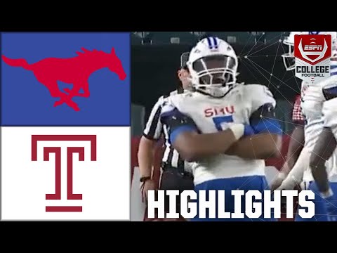 SMU Mustangs Vs. Temple Owls | Full Game Highlights - BVM Sports