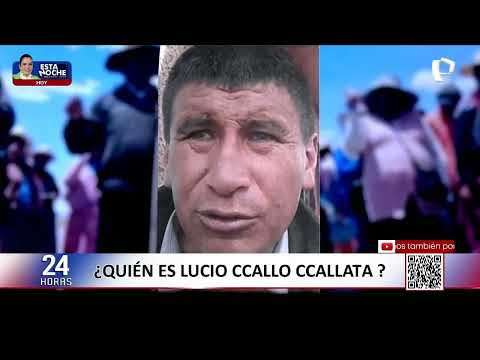 ¿Quién es Lucio Ccallo Ccallata?