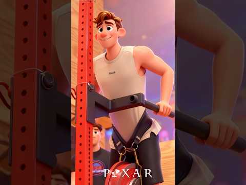 Pixar makes weighted dips look easy 😅 #pixar #calisthenics