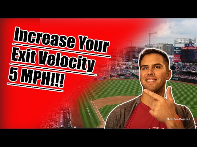 How to Improve Your Exit Velocity in Baseball
