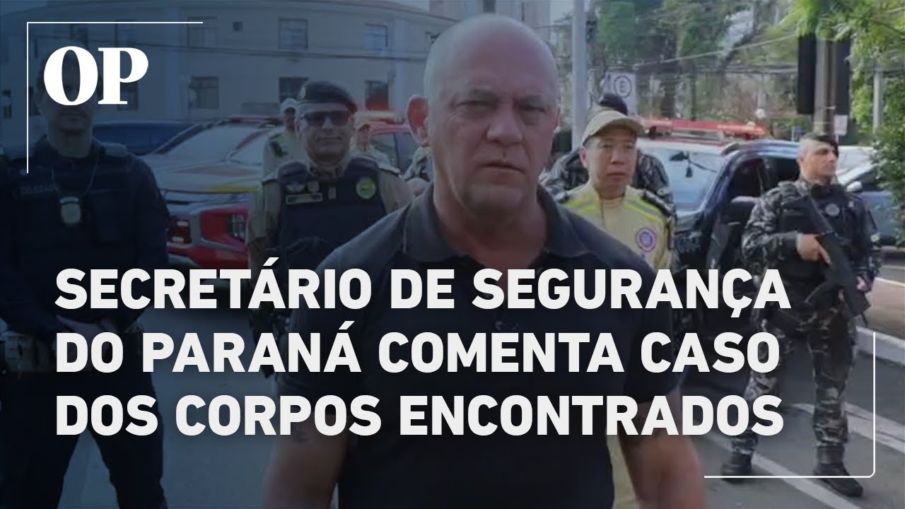 Secretário de Segurança do Paraná comenta investigação que achou corpos de homens desaparecidos