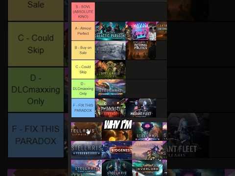 Ranking Stellaris DLC: Lithoids #stellaris #tierlist #gaming