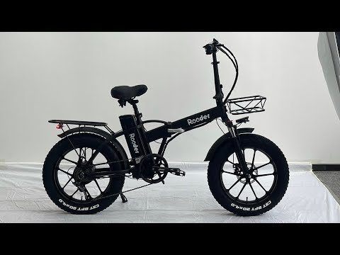 Folding electric bicycle Rooder with 48v 15ah removable battery EU and US warehouse warehouse