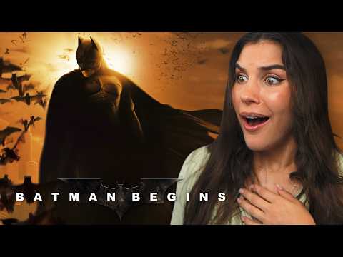 My Superhero Journey Begins NOW!! First Time Watching Batman Begins (2005) | REACTION & REVIEW