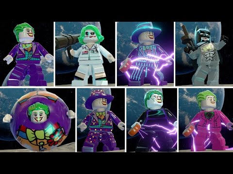 All Joker Characters & Suits in LEGO Batman 3