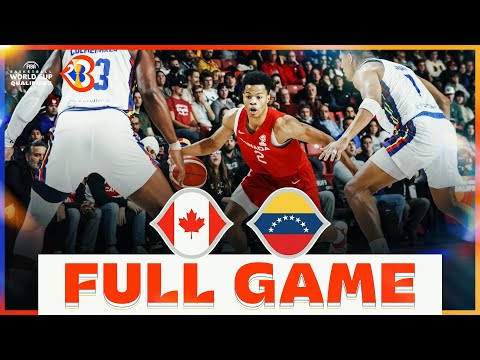 Canada v Venezuela | Basketball Full Game - #FIBAWC 2023 Qualifiers