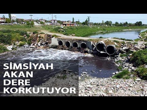 Simsiyah Akan Çorlu Deresi, Ağır Koku Yayıyor