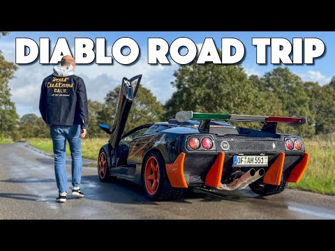 Ultimate Lamborghini Road Trip: UK to Frankfurt in a 1996 Diablo SVR