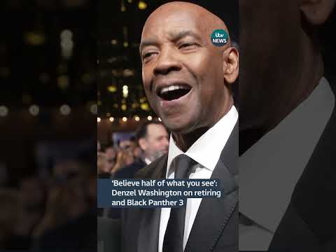 ‘Believe half of what you see’: Denzel Washington on retiring and Black Panther 3 #itvnews