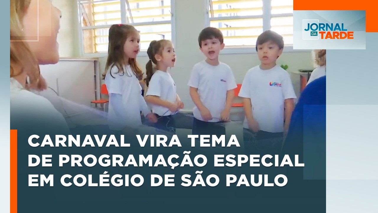 Carnaval vira tema de programação especial em colégio de São Paulo