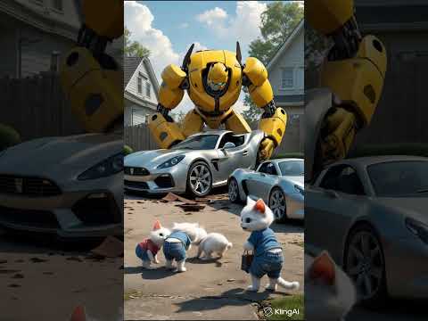 Poor Kitten’s Old Car Turns Into a Rolls-Royce Autobot 🚘✨ | Inspirational Short
