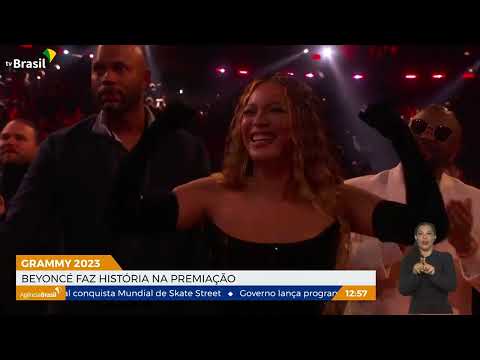 Cantora Beyoncé faz história no Grammy 2023