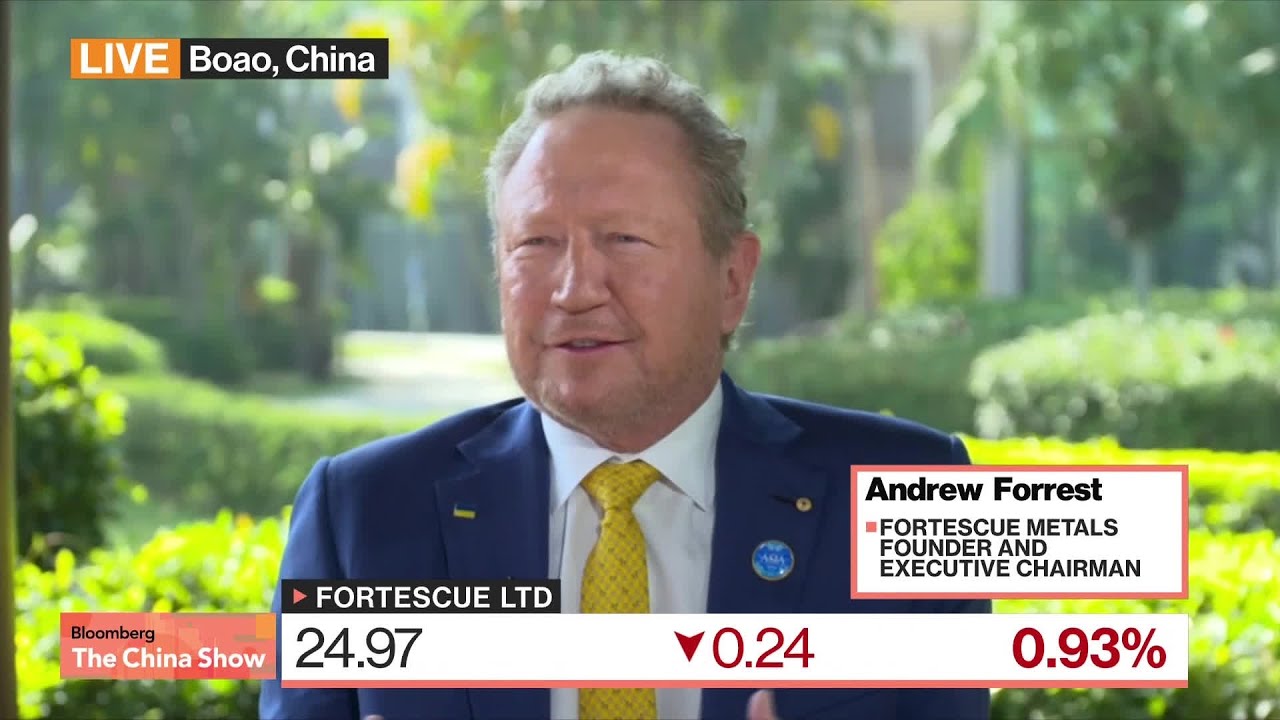 Fortescue’s Forrest on China, Green Energy