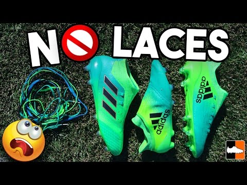 Can You Play With No Laces?! adidas ACE17, X16, Messi Boots - UCs7sNio5rN3RvWuvKvc4Xtg