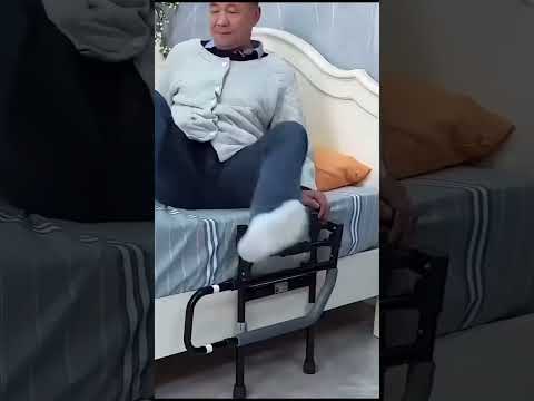 ✅ Elderly Stand-Up Adjustable Folding Bedside Support Rail - Adjustable Support Seniors ( # 1620)