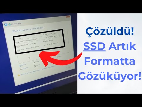 Çözüm: Format Ekranında Disk Görünmüyor