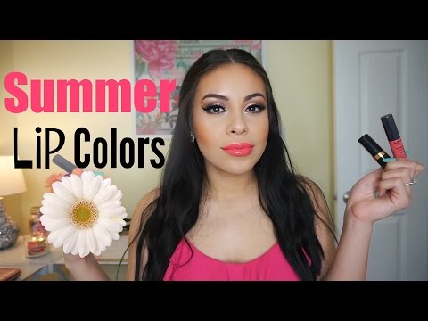 TOP 5 Drugstore Summer Lip Colors 2016 | JuicyJas - UCqTR5f7YkGro3cPv23SqcqQ