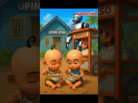tiba tiba ada robot besar #subscribe #upinipin #animasulucu #shorts #lucu